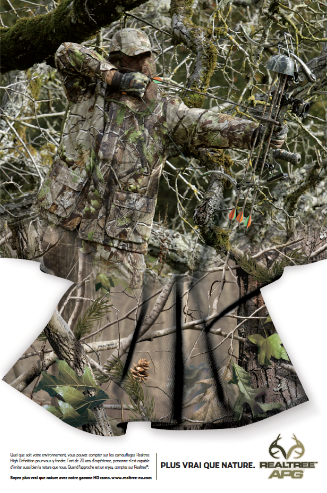 advert using negative space