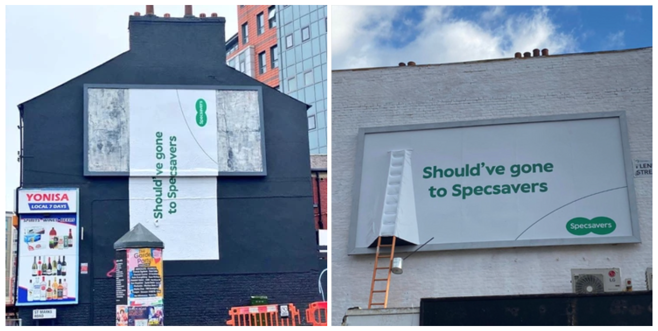 Specsavers billboard